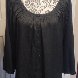 Elegant Black Women's Top